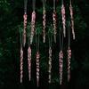 Acrylic Christmas Tree Ornaments Crystal Clear Hanging Pendants Ice Cone Pendant Creative Transparent Icicle Decorations