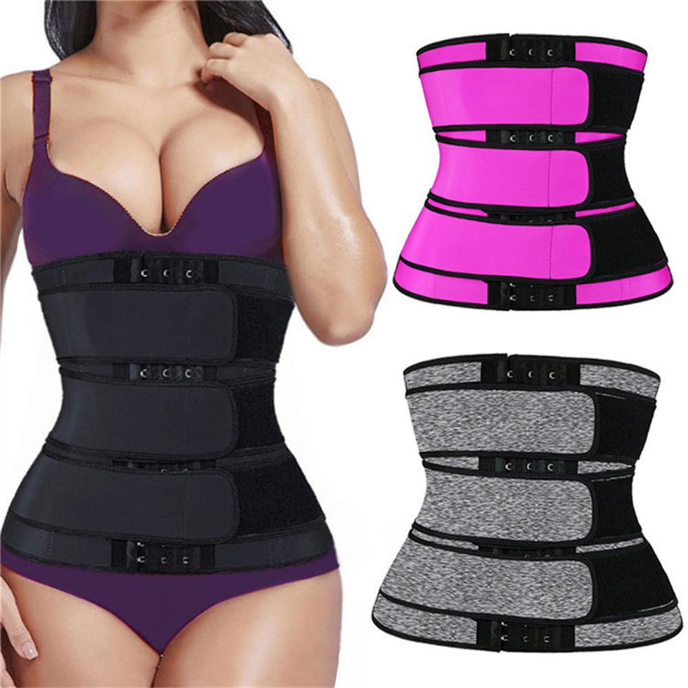 Zipper Waist Trainer & Yoga Bodysuit with Sweat Abdominal Belt for Fitness & Waist Shaping