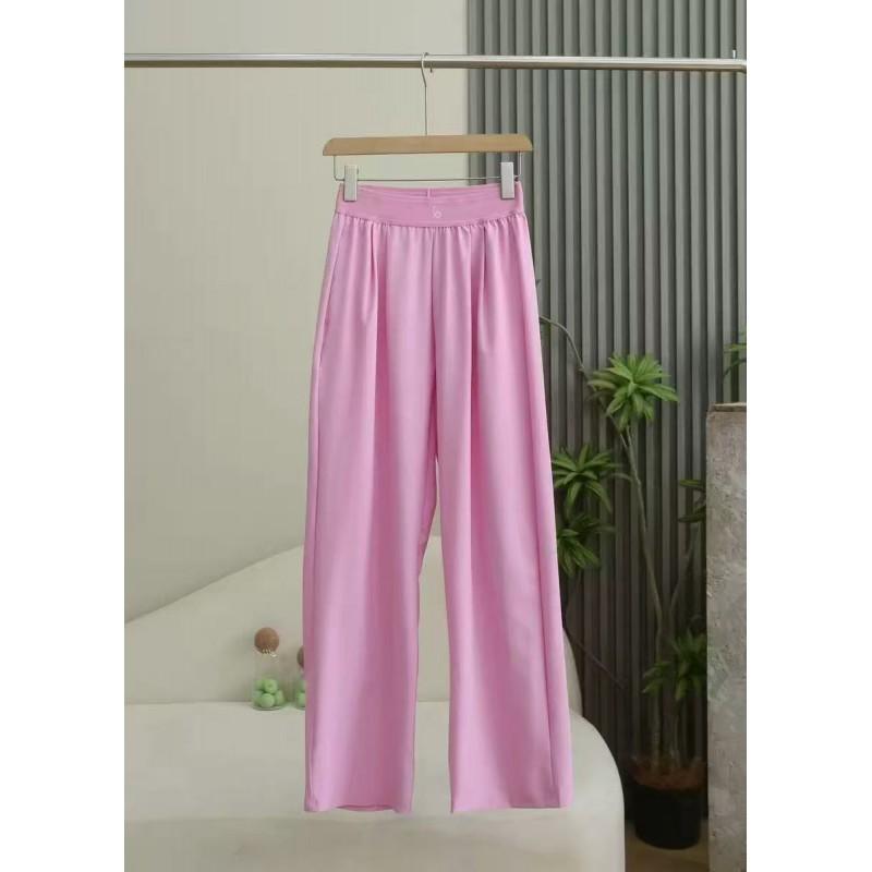 Womens High Waist Straight Leg Woven Casual Pants Reflective Print Daily Wear