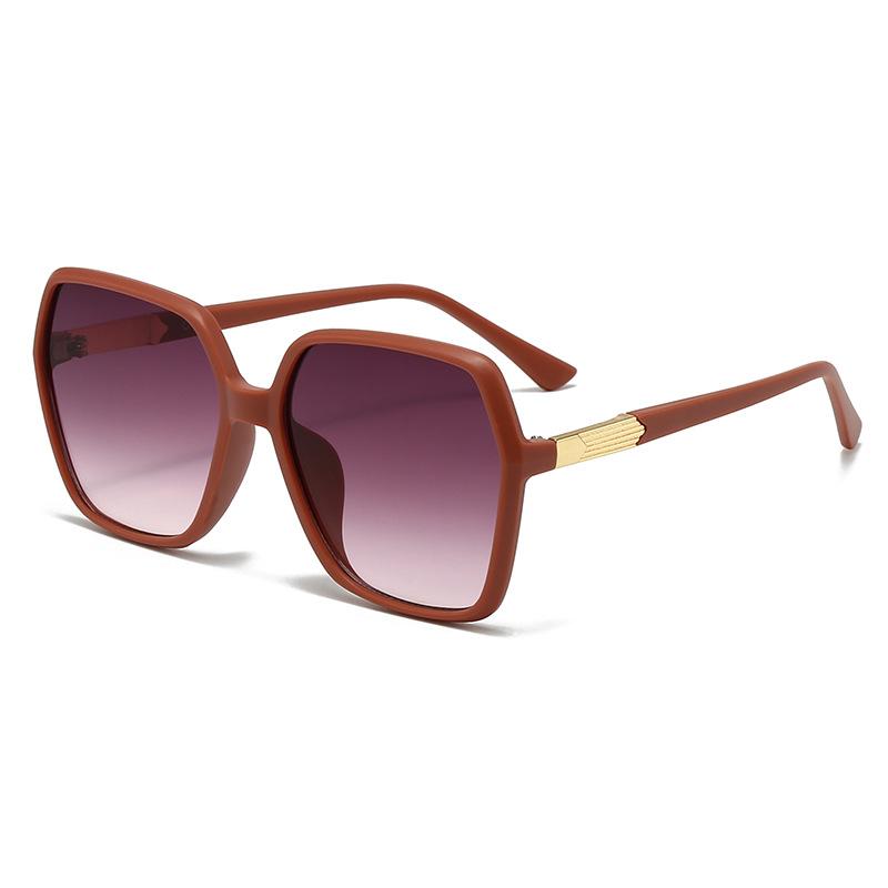European and American large frame women's sunglasses, advanced sense UV protection fashion sunglasses