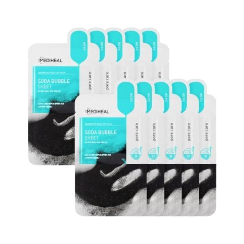 

Mediheal PoreTox Карбонатная пузырьковая маска-лист 10 штук