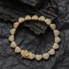 Hip-hop Jewelry, Copper-inlaid Zircon Heart-shaped Bracelets Stacked with Trendy Necklaces, Couples' Love Models, Cross-border New Models