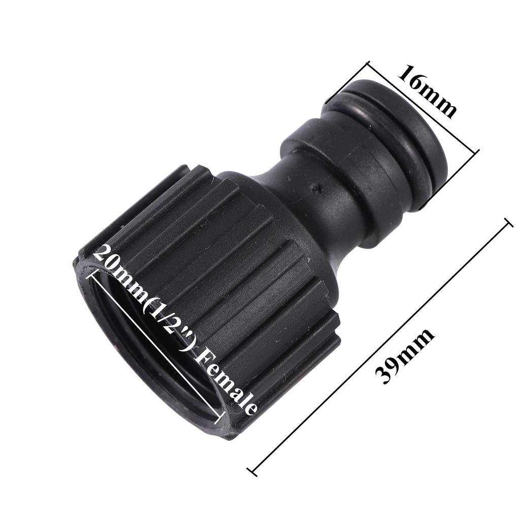 5 Pcs 1/2 Inch Internal Thread Nipple Connector Aquarium Fish Tank Water Pump Water Faucet Garden Irrigation Pipe Fittings