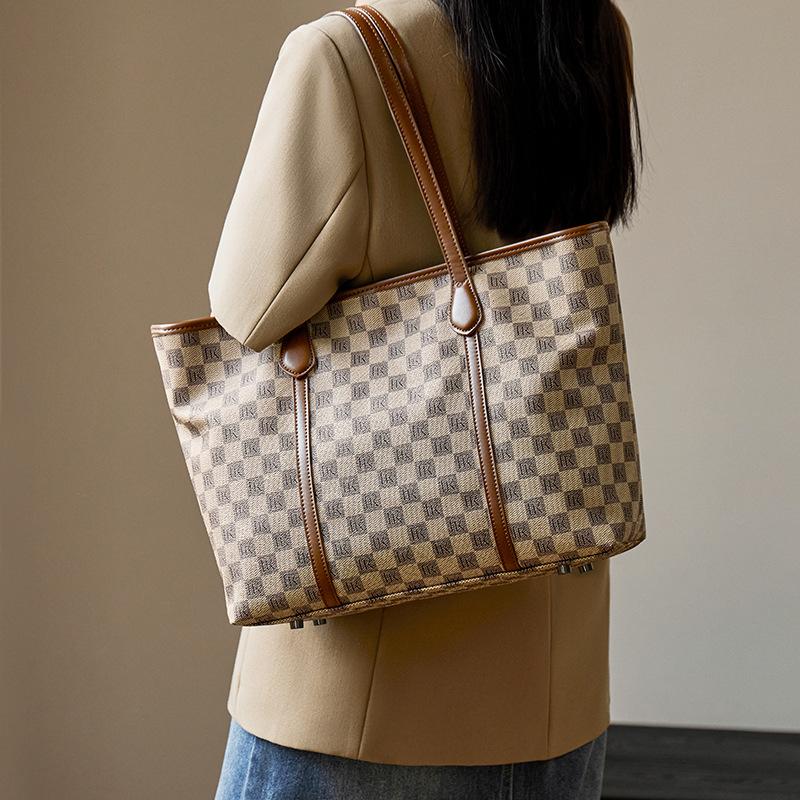 Mrs. Qiao Bag Women 2025 Large Capacity Tote Bag Women's Shoulder Bag Office Commute Bag Monogram Women's Bag