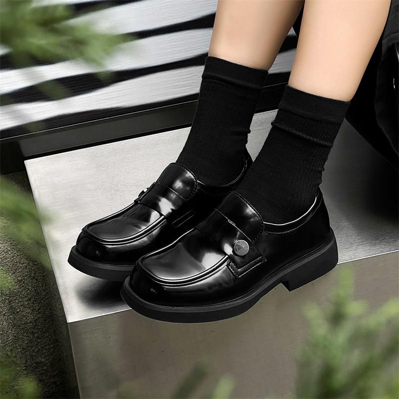 Fashion Couple's Thick Soled Loafers Trendy and Versatile Design Styles Outdoor Leisure Fashion Party Daily Handsome Young Man Shoes
