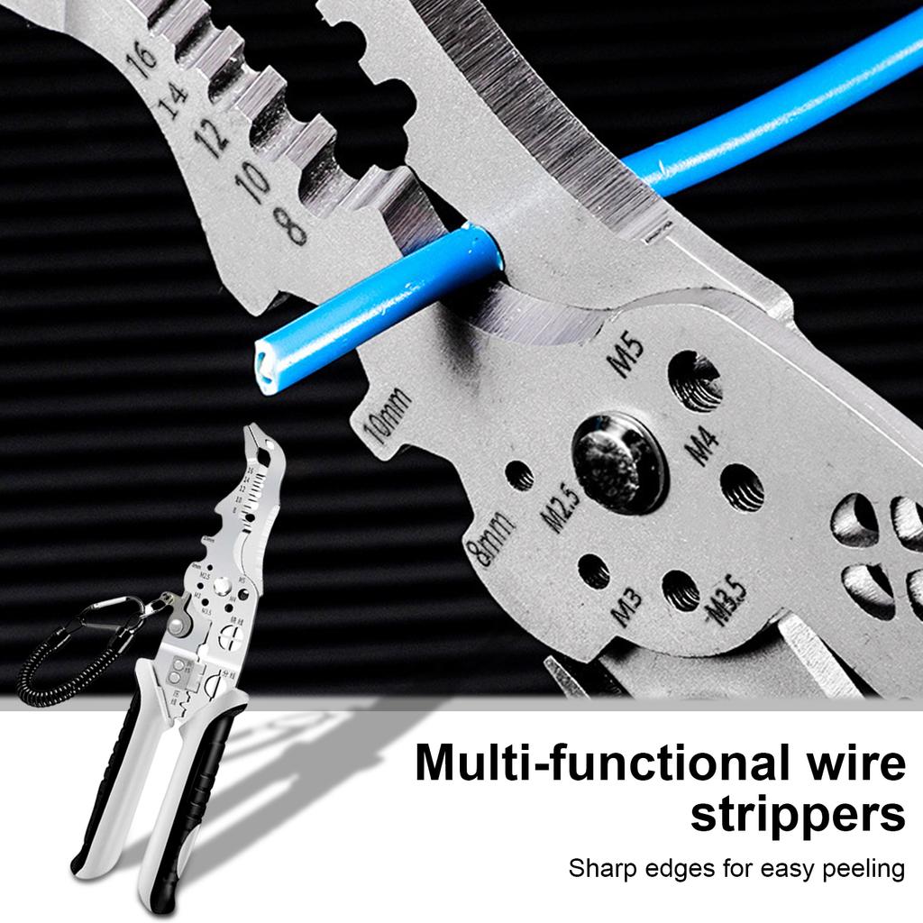 Essentieller Elektriker Abisolierer Abisolierwerkzeug für verschiedene Aufgaben für Elektriker Bequemes Abisolieren