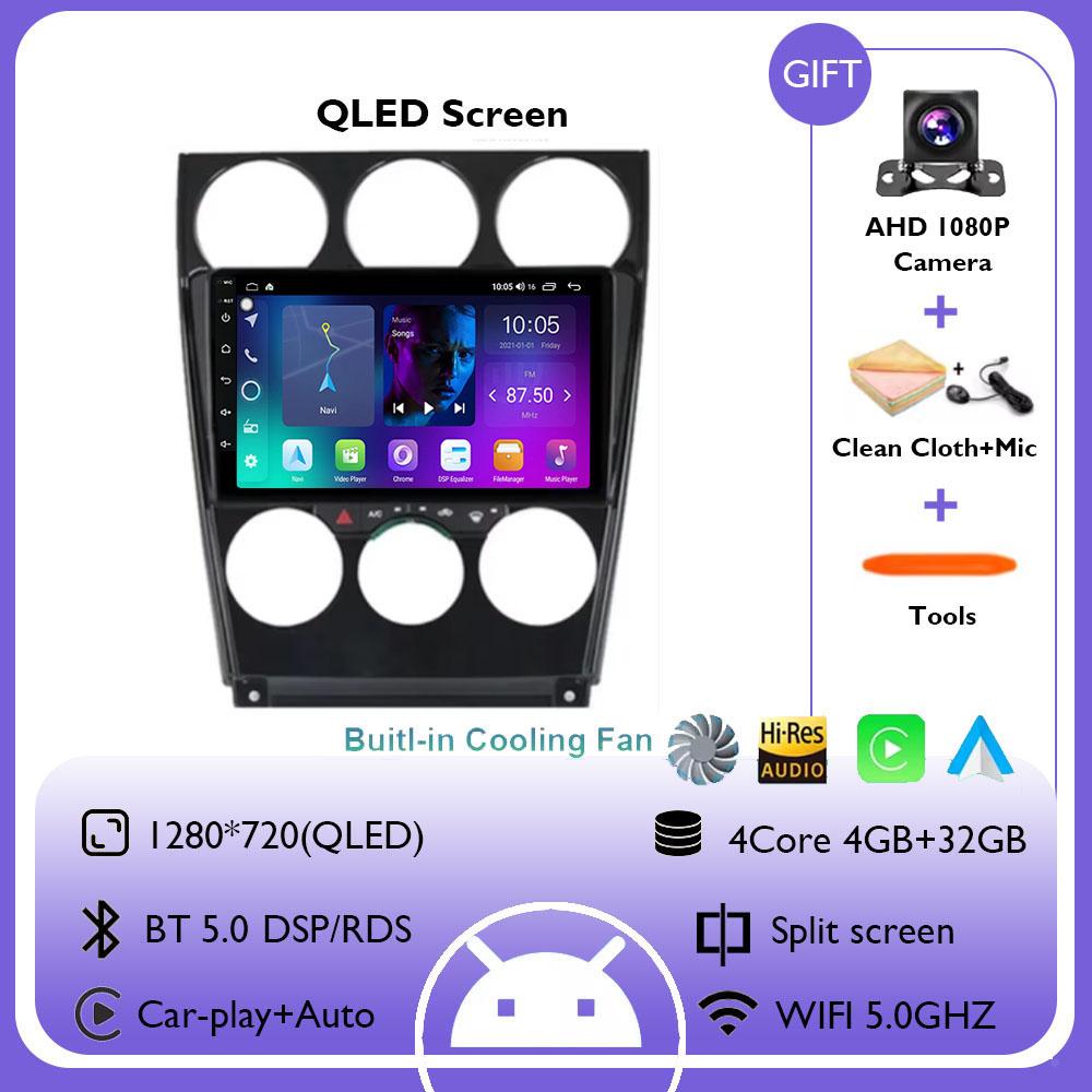 

Для Mazda 6 2004-2015 Android 14 Головное устройство Автомобильное Радио Центральный Мультимедиа Навигация Беспроводной Carplay Стерео Экран Универсальный