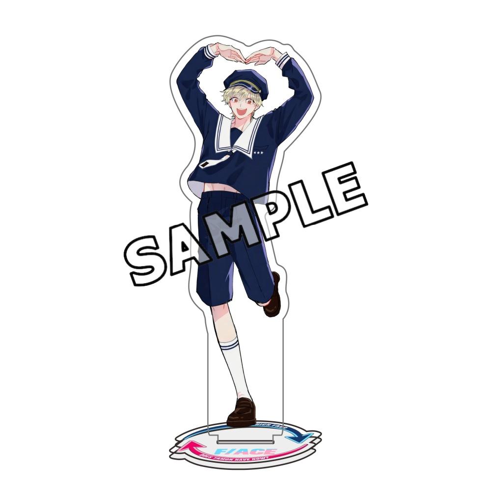 Anime Tamon-kun Ima Dotchi!? Tamon's B-Side Acrylic Stand Keychain Fukuhara Tamon Rintaro Kai Figure Desktop Decor Gift for Fans