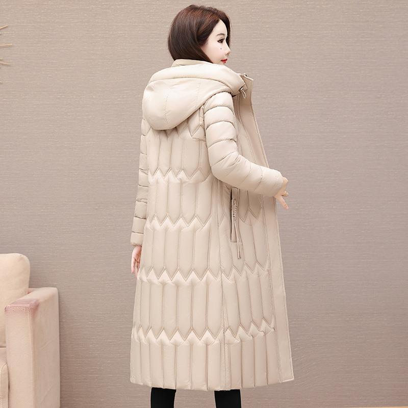 

Mom Pack Thickened Down Padded-on Women s Long Over-Knee Padded-on Jacket Medium and Old Padded-on Women s Slim and Skinny Winter Jacket XL suggestion [90--105] catties