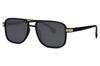 Matte Black Mens Sunglasses MARQEL L8350 UV400 Protection Case Included