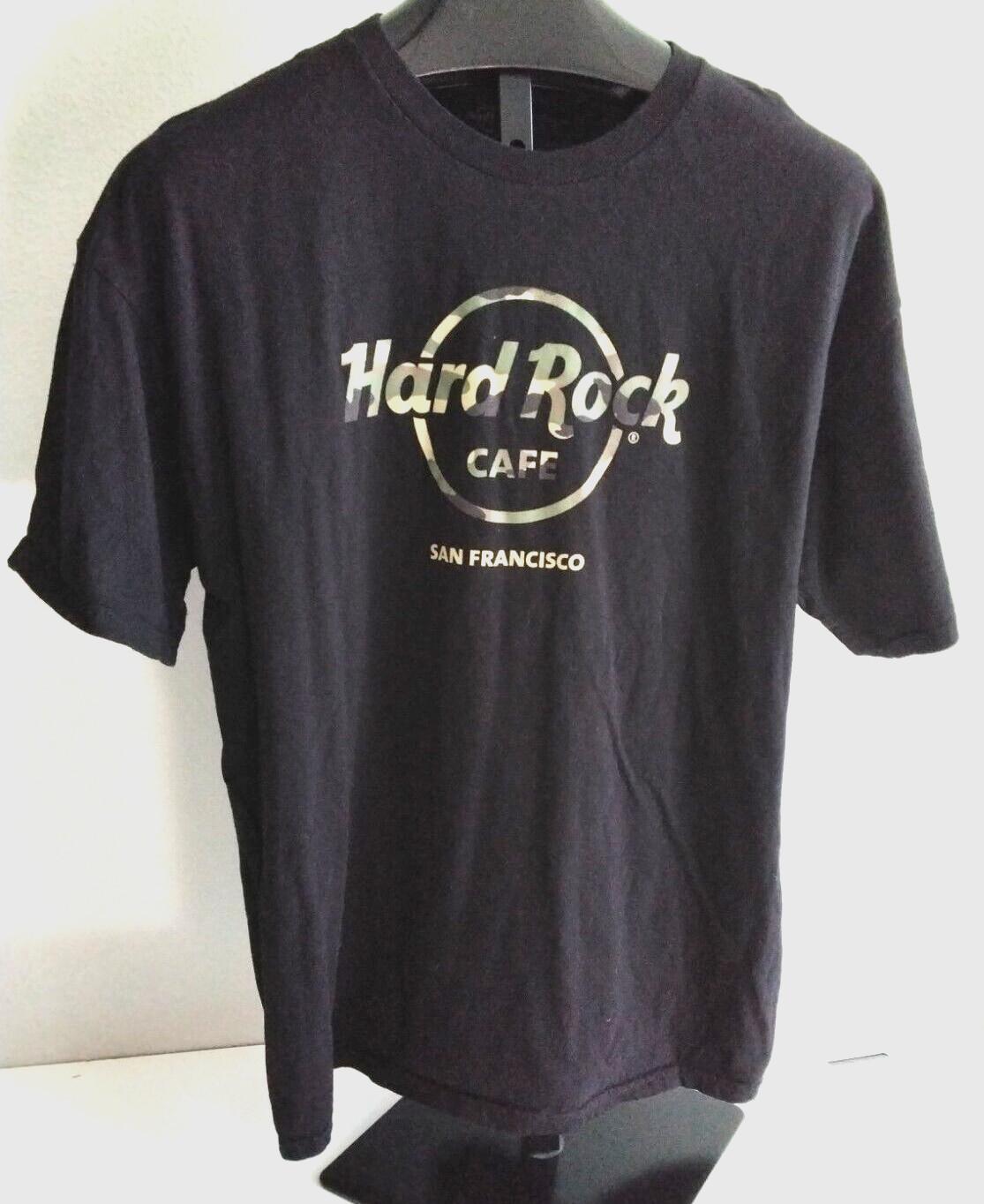 Kool HARD ROCK CAFE San Francisco CA Size XL- Tee Shirt Black Cotton XL