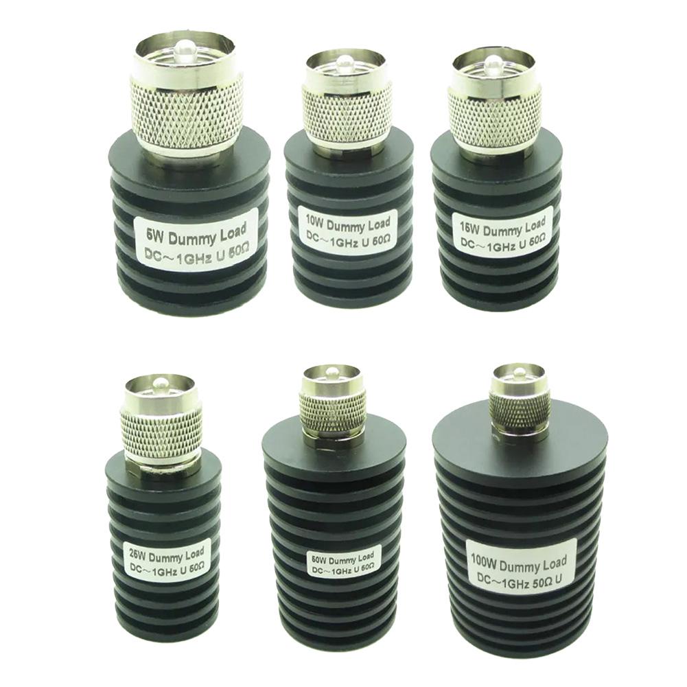SO-239 Connector 50 Dummy Load Vswr 1.20 Temperature Range -55 C To 125 C Stable Performance For RF Testing For SO-239