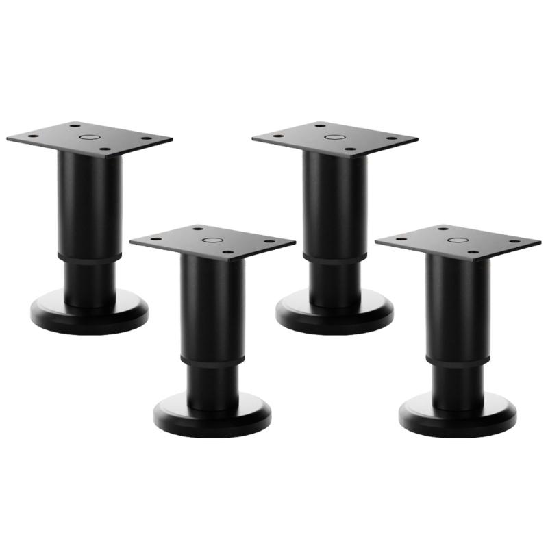 4pcs Adjustable Furniture Rise Steel Telescoping Support Adjustable Simple Use for Various Furnishings
