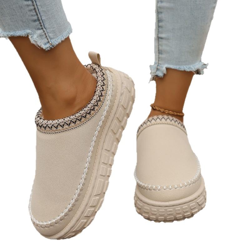 Autumn New Tire Thick-soled Lazy One-pedal Children's Height-increasing Bread Shoes