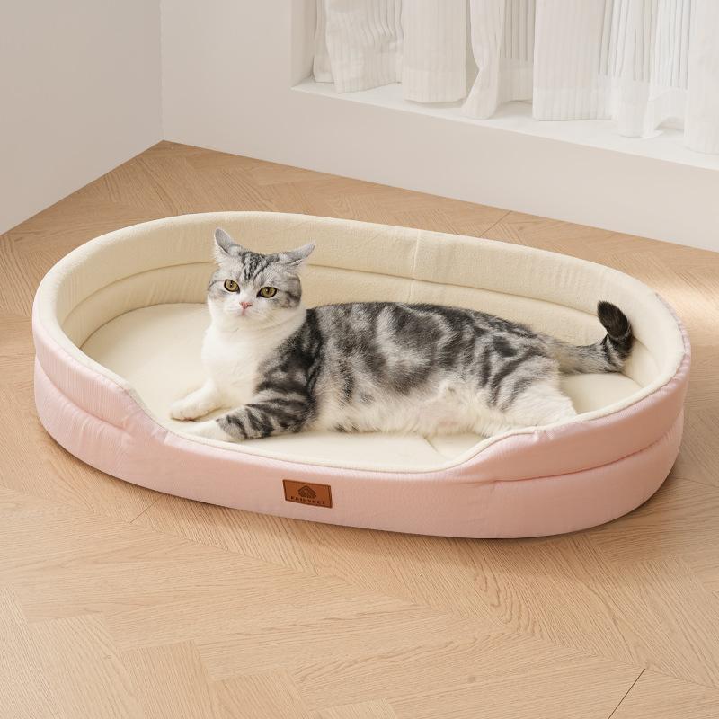 Dog Pet Beds Square Dog Bed For Large Dogs Dog Sofa Beds Waterproof Customized Pet Bed Inner Pad Washable Puppy Kennel Accessory