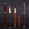 Engraved Wooden Calligraphy Pen Set: Creative Gift for Students and Professionals