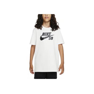 T-Shirt Logo Letter Print Ribbed Round Neck Loose Kids Tops FD4001-100