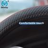DERMAY 7Colors 39/40CM Car Steering Wheel Cover PU Leather Size L for Outer Diameter Of Steering Wheel 39-40cm Free Shipping
