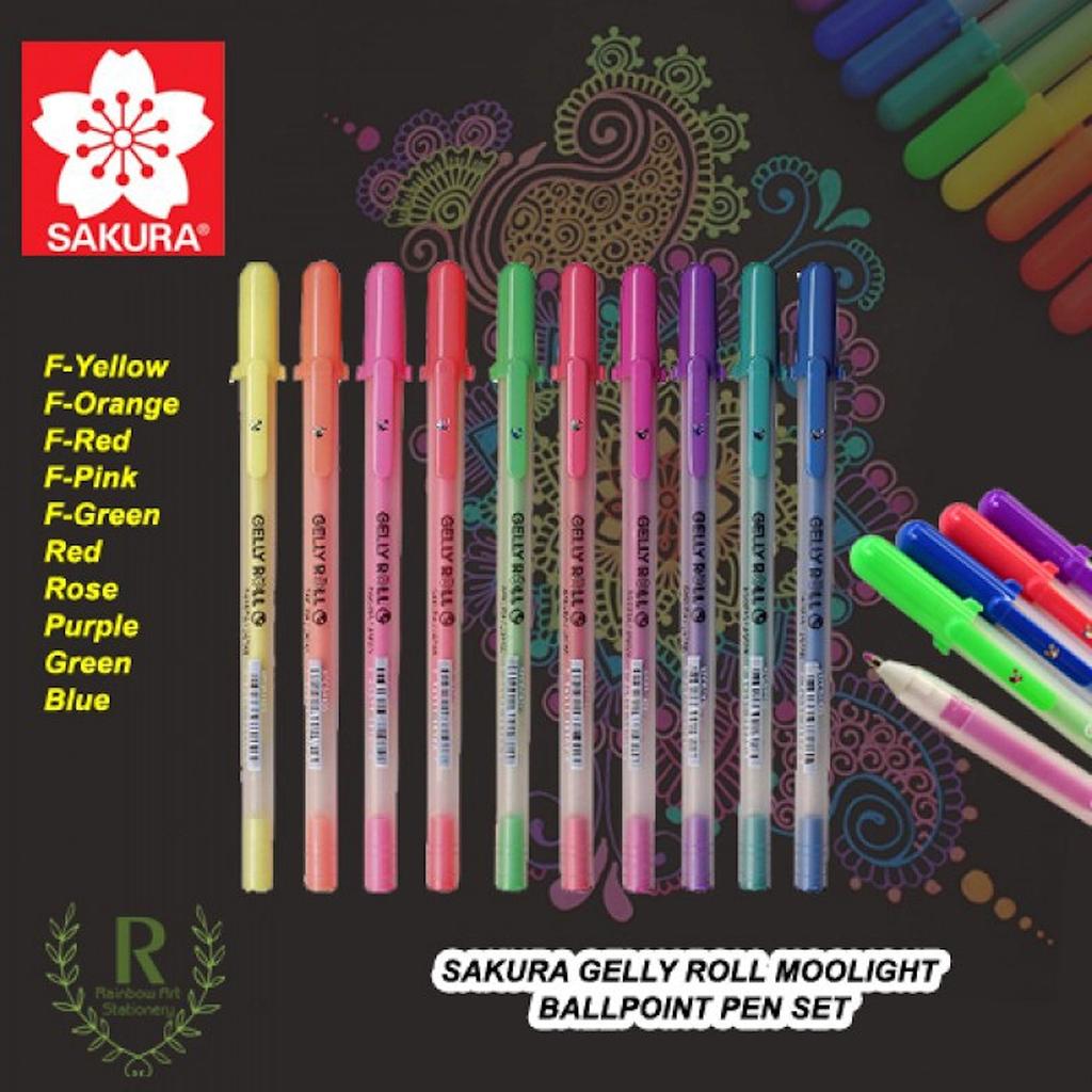 SAKURA Gelly Roll Moonlight sada gelových per 12 kusů XPGB-12ML [položka]