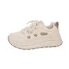 Foreign style thick-soled sports and leisure shoes women's shoes 2025 summer new versatile non-slip breathable mesh heightening white shoes