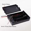 Number 5 Battery Box With Lid Switch Soldering Pin DIY Experiment Handmade Technology Model Toy Making Accessories