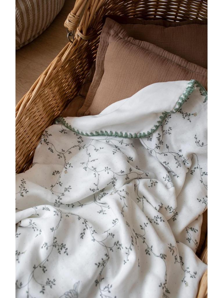 Summer Baby Bamboo 4-Layer Cool Quilt: Newborn Ice Silk Blanket for Naps & Air Conditioning.