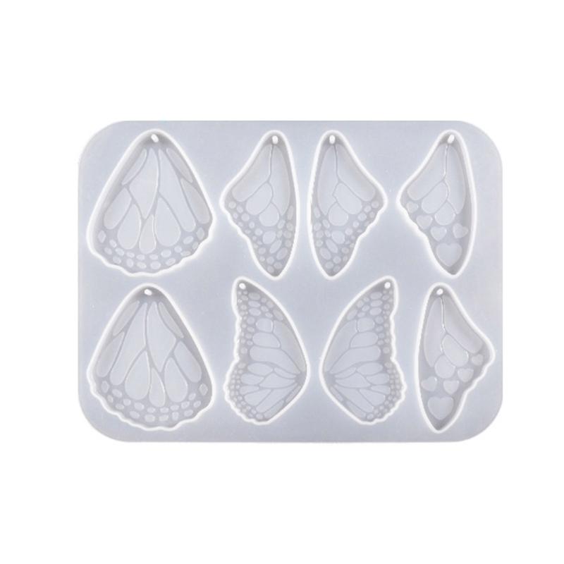 Wing-shaped Silicone Molds Jewelry Casting Molds Epoxy Resin Pendant Mould for DIY Earrings, Jewelry, Keychain, Crafts