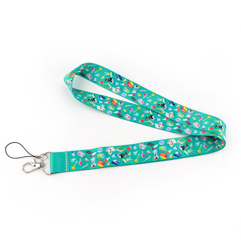 Medical signs Credential Holder Keychains Neck Lanyard For Pass Card Credit Card Holder Keychain Straps Mobile Phone Wholesale