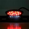 Motorcycle Chrome Integrated 12V LED Light Tail Brake Rear Brake License Plate Mount For Honda Cafe Racer