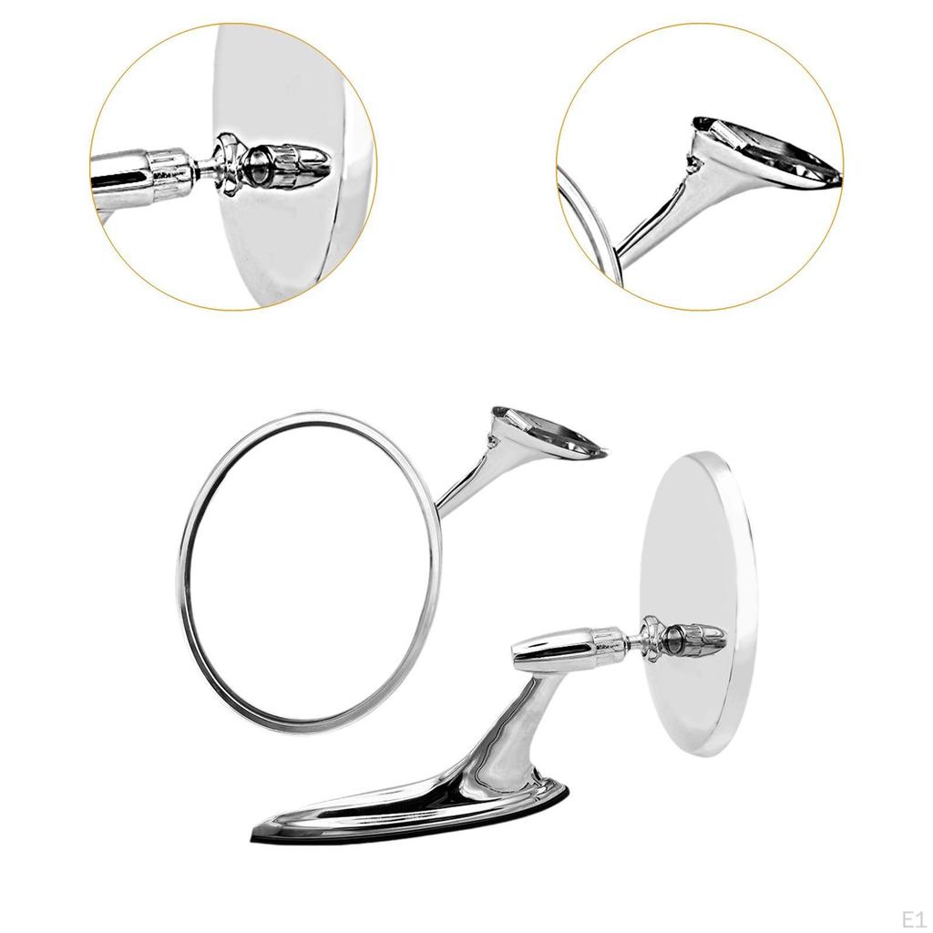 1 Pair Car Exterior Decoration Accessories Retro Styling Practical Durability Direct Replaces