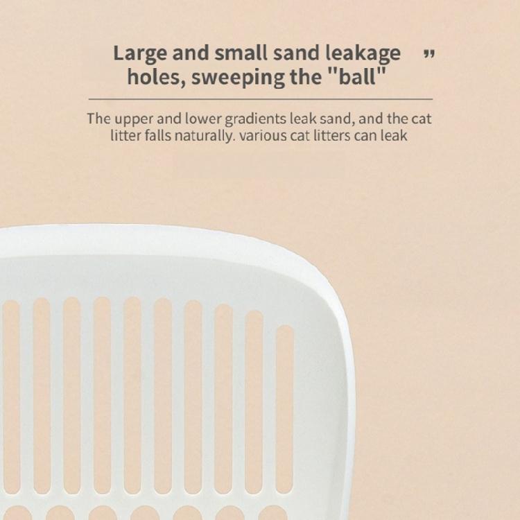 Quick Clean Cats Litter Scoops with Large Surfaces MultiHole Design for Fast Sifting Efficiency Cats Cleaning Shovel