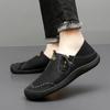 Loafers Men Matte Leather Soft Brown Casual Moccasin Men's Shoes Black Leather Shoes Driving Flats plus Size 38-47