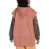 Adidas Sweatshirts Unisex Pink Hooded Moderate Cardigan IB5903