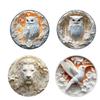 Animal Shape Wood Puzzles Wooden Puzzles for Adult Owl/Doves/Lions Wooden Jigsaws Puzzles Chirstmas Gift for Family Game