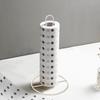 1PC Iron Kitchen Roll Paper Towel Holder Bathroom Paper Towel Holder Dining Table Vertical Napkin Holder Kitchen Storage Rack