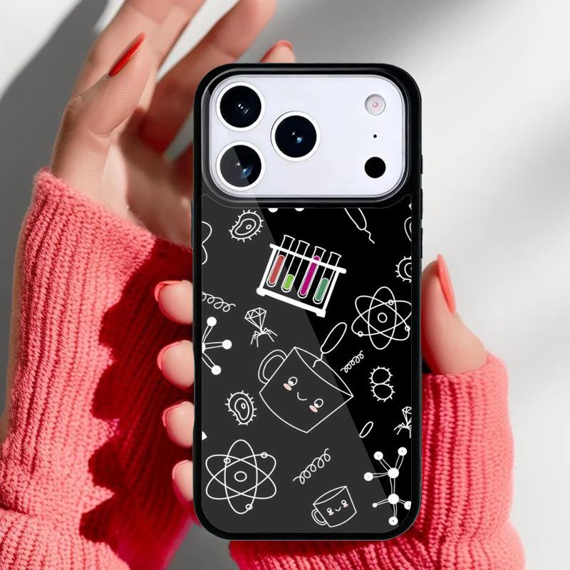 Biology and Chemistry Phone Case for iPhone 17 16 15 14 13 Pro Max Back Cover for 12 11 Pro Coque