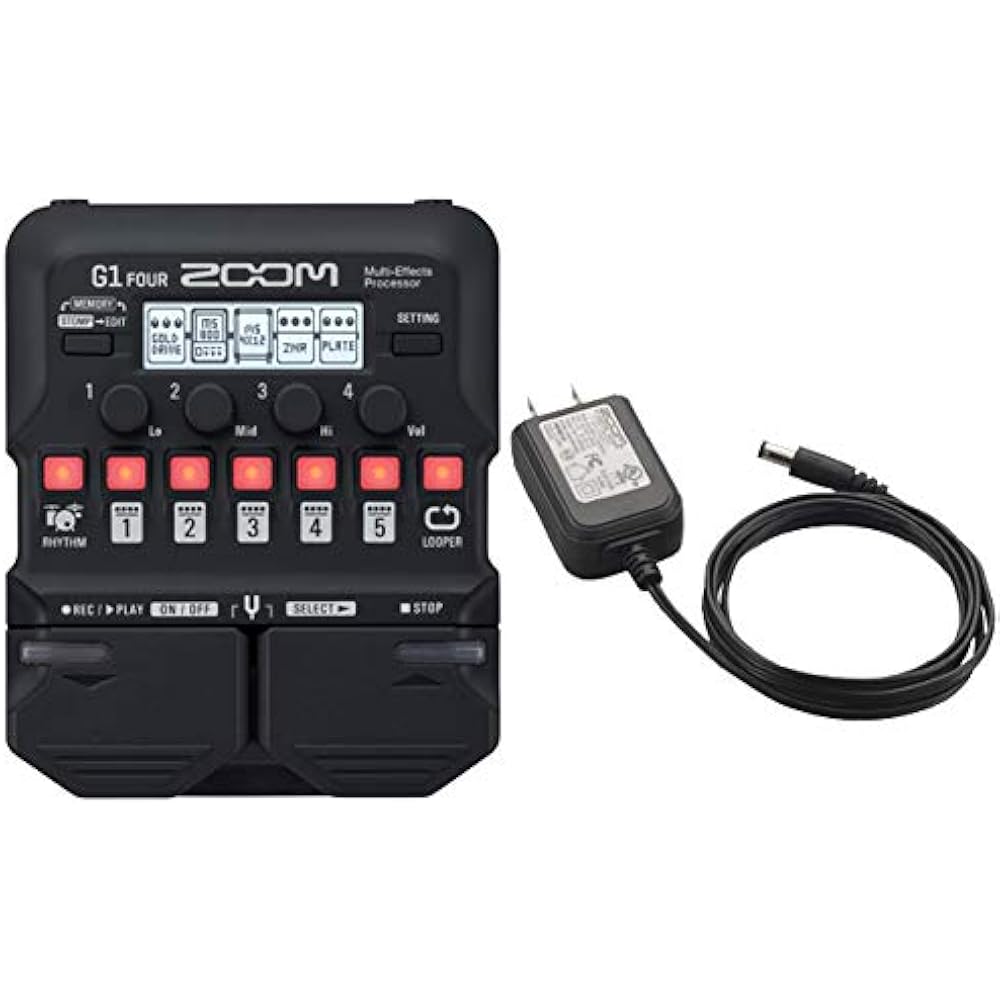 [with genuine AC adapter] ZOOM Zoom guitar multi-effect G1 FOUR
