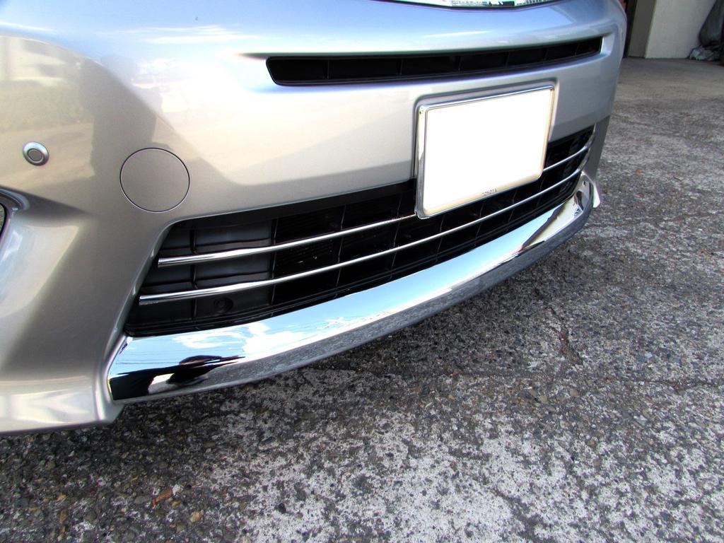 BRIGHTZ Chrome Front Lip Cover for Toyota Alphard Models Part Number 21838 J-Type [FRO-LIP-005] (Late 20-25) ANH20W, ANH25W, GGH20W, GGH25W, ANH20,
