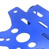 Motorrad Kennzeichenhalter Winkelverstellung Klappbar Blau Motorrad Kennzeichenhalter