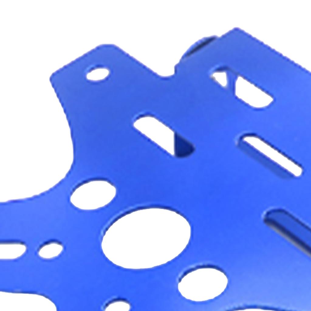 Motorrad Kennzeichenhalter Winkelverstellung Klappbar Blau Motorrad Kennzeichenhalter