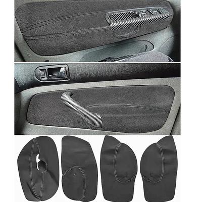 For VW Golf 4 MK4 Bora Jetta 1998 1999 2000 2001 2002 2003 2004 2005 Armrest Panel Suede Leather Cover Trim Door Panel Leather