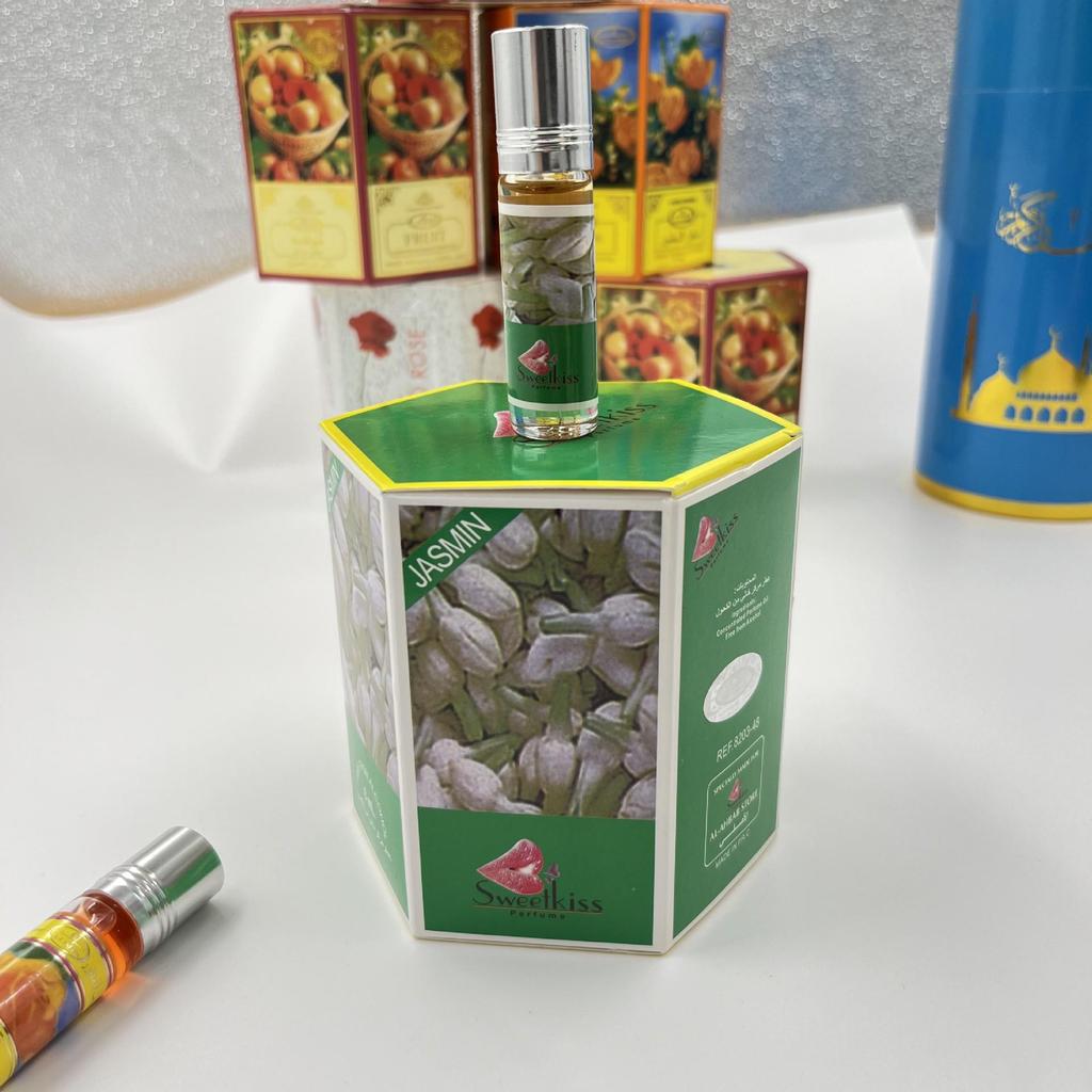 Dubai Essential Oil Perfume: 6ml Alcohol-Free Roll-On for Middle East Market