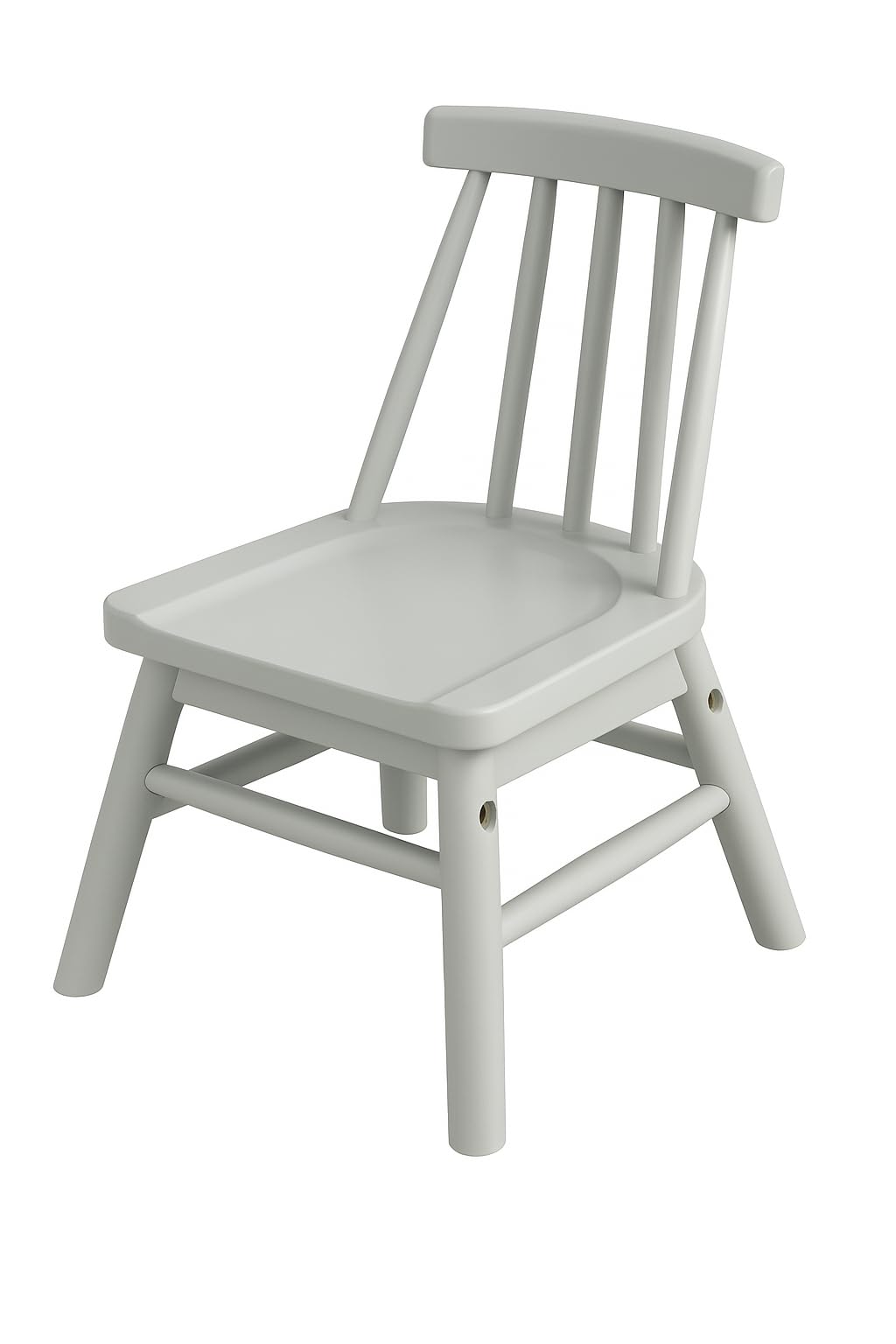 

Kidzoo Kids Windsor Low Chair KDC-3749 Gray | Made of natural wood, 60kg weight capacity, Scandinavian design, easy assembly, Kids Series