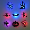 3D Effect Night Light Stickers Hollow Cutout 3D Wall Decals New Halloween Wall Stickers  Home Decor