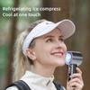 HOMEFISH New Semiconductor Refrigeration High-speed Handheld Electric Fan 4000mAh USB Portable Rechargeable Outdoor Small Fan