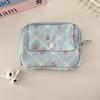 Bow Ethnic Style Coin Purse Polka Dot Small Cosmetic Bag Zipper Pouch Earphone Bag  Travel