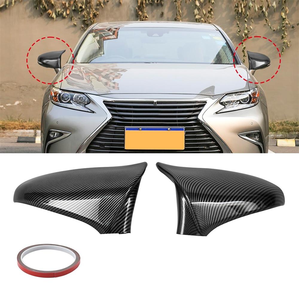 Pokrywy lusterek bocznych z włókna węglowego w rozmiarze M do Lexus IS RC 200 300 350 450 2014-2020