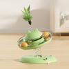 Pet Toy Rocker Spring Cat Turntable Leaking Food Cat Toy Self-pleasure Amusing Cat Play Plate