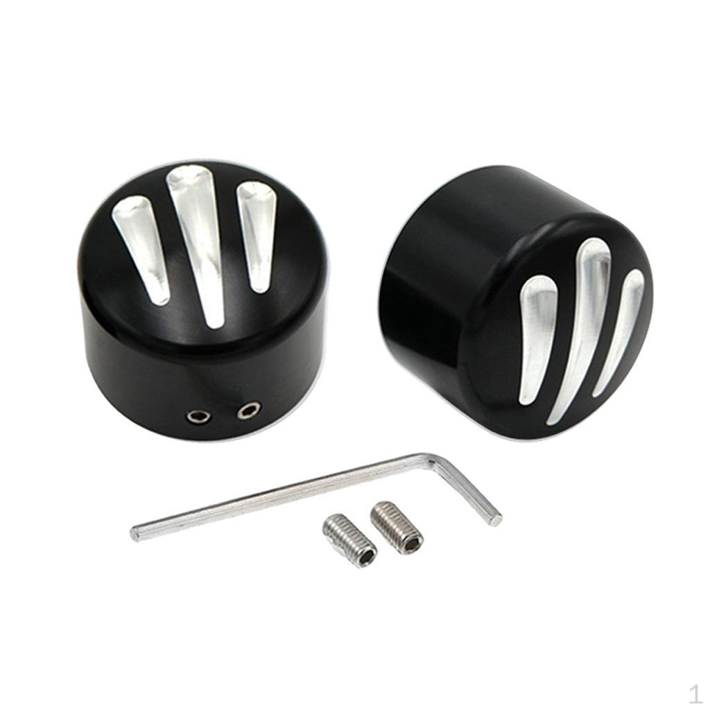 

Пара заглушек гаек оси передних колес для XL883 XL1200