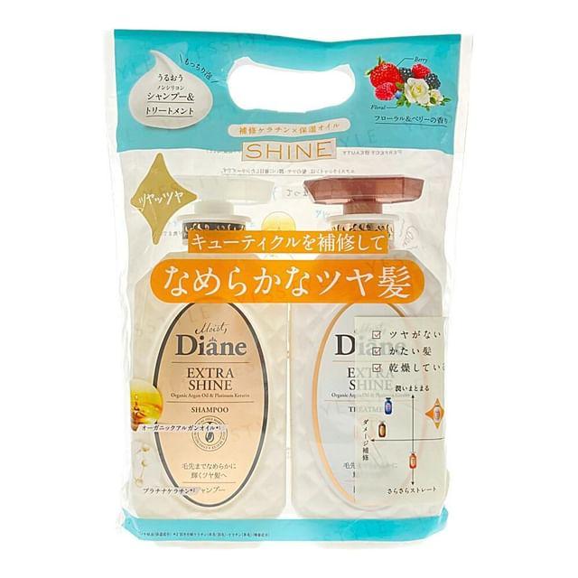 NatureLab - Набор для волос Moist Diane Extra Shine 450ml x 2
